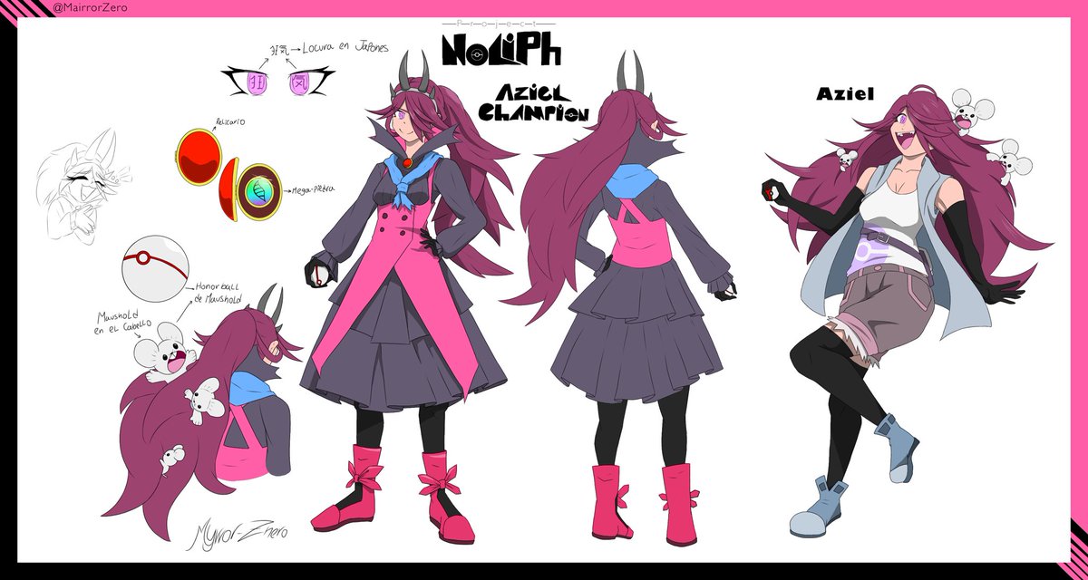 MairrorZero's tweet photo. Rediseño de Aziel para un proyecto personal
#Pokemon #Oc #ProjectNoliph https://t.co/rVt9MgAO6T