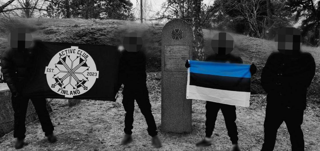 ActiveClubFin's tweet photo. Active Club Finland 🇫🇮🤝🏻🇪🇪 Active Club Estonia

Finnish and Estonian activists gathered to honor the heroes of the Estonian War of Independence at the Jaeger Memorial in Rauma, Finland.

Happy independence day to our brothers! 

XIV 🏴‍☠️ https://t.co/52qf6oHSJp