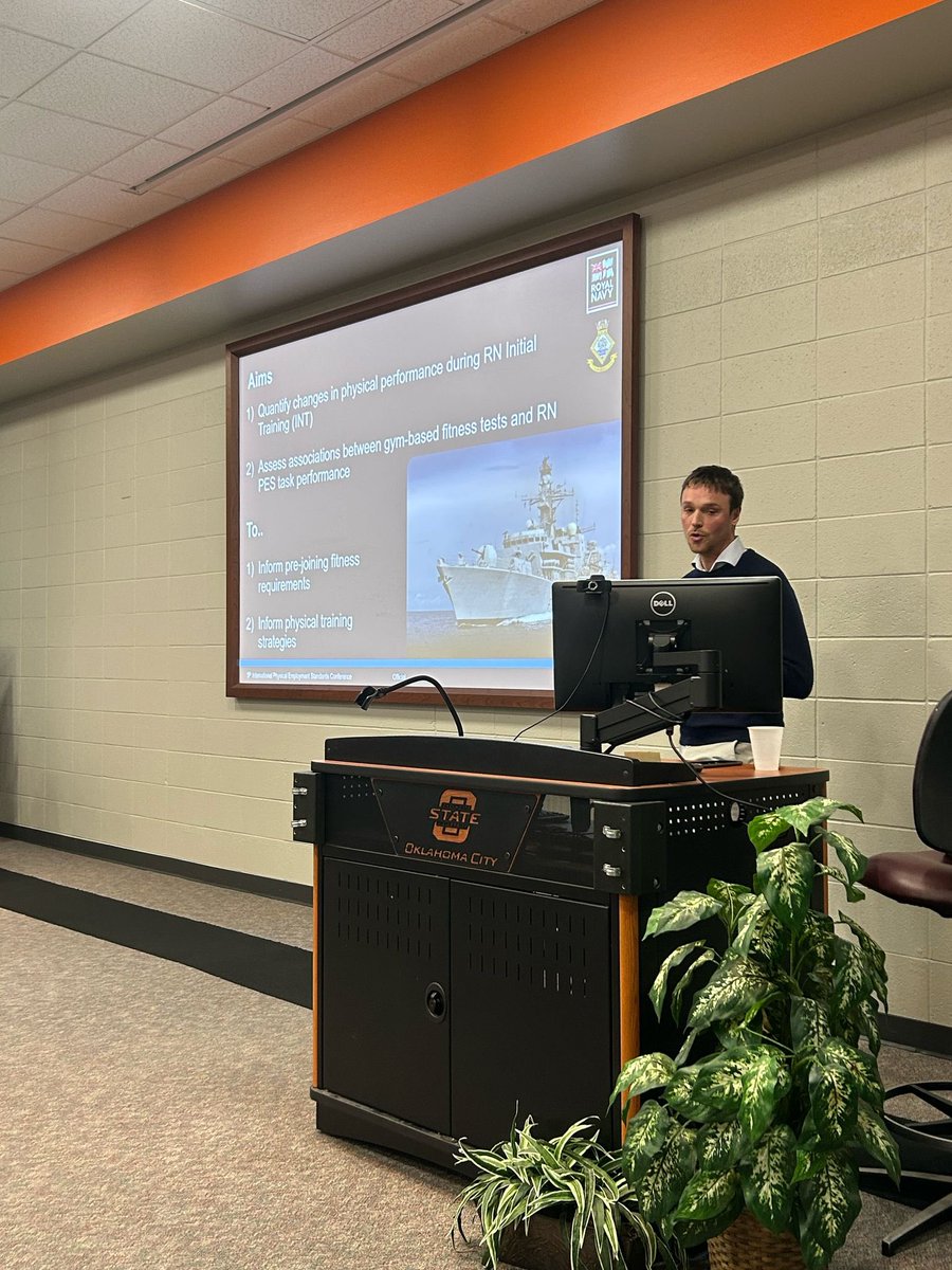 StevePowell_Sci's tweet image. Good to have two of the team out in Oklahoma representing the INM and presenting some recent work for the 5th International Physical Employment Standards (PES) Conference. Looking forward to hearing about it!