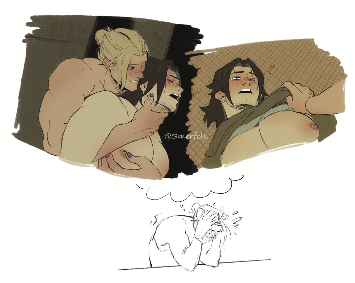 “Bucky and I??? NAH we are just friends, I don't think about banging him AT ALL.”