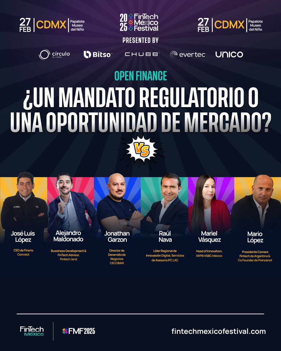 💥 ¡Prepárense para el debate definitivo sobre #OpenFinance en el #FinTechMéxicoFestival 2025! 🔥🏆

La Battle Arena by PROSA será el escenario donde las ideas se enfrentarán y los argumentos se pondrán a prueba. En un mundo donde la apertura financiera está redefiniendo las