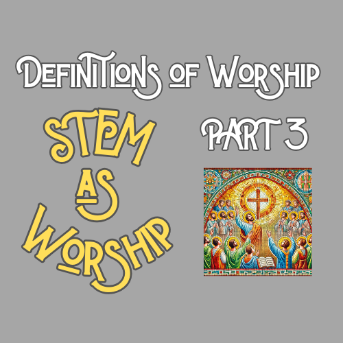 Part 3 of my series on the Definitions of #Worship is live. In this video, we look at Daniel Block's definition of true worship. If you like it, please considering sharing it and subscribing to the channel. 
#Christian #STEM #Faith #Christianity #Science #Technology #Engineering