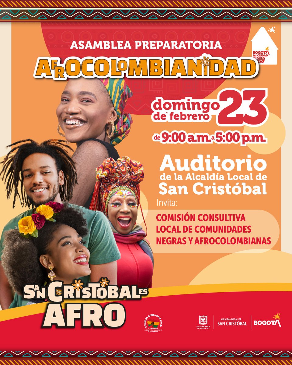 FernandoSinis10's tweet photo. El pasado domingo 23 de febrero estuvimos en la asamblea preparatoria de la conmemoración de la #Afrocolombianidad, evento organizado por la comisión consultiva local de comunidades negras y afrocolombianas de la localidad de San Cristóbal. Tuvimos la oportunidad de participar, https://t.co/rdU4qpLvUJ