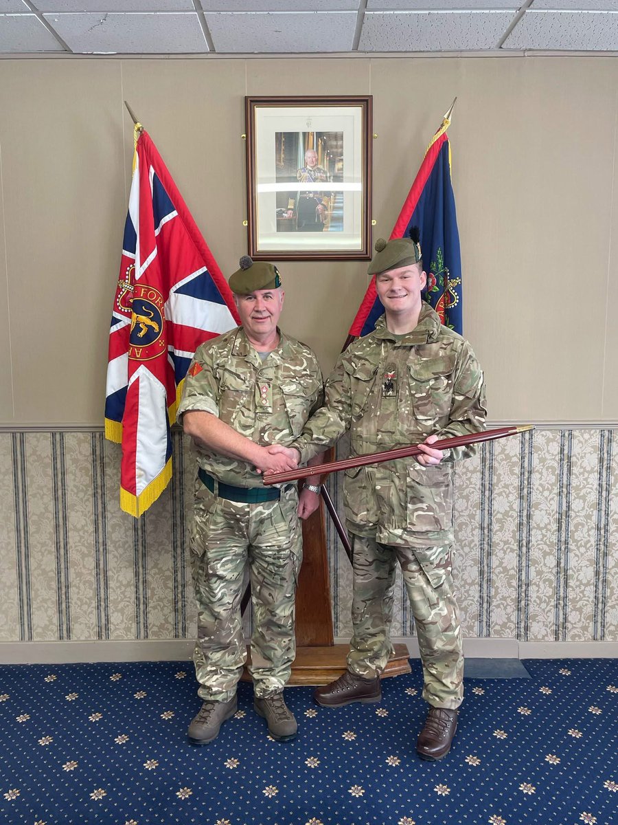 Colonel Neil Foster (ACF) (@comdtl_bacf) on Twitter photo A privilege to appoint Cadet CSM Jack Gardiner to Battalion Cadet RSM.
An outstanding young man and positive role model for all of our cadets to follow.
<a href="/Lowland_RFCA/">Lowland RFCA</a>
<a href="/ArmyCadetsScot/">Army Cadets in Scotland</a>
<a href="/LBCadet/">Lothian and Borders Army Cadets</a> A privilege to appoint Cadet CSM Jack Gardiner to Battalion Cadet RSM.
An outstanding young man and positive role model for all of our cadets to follow.
<a href="/Lowland_RFCA/">Lowland RFCA</a>
<a href="/ArmyCadetsScot/">Army Cadets in Scotland</a>
<a href="/LBCadet/">Lothian and Borders Army Cadets</a>