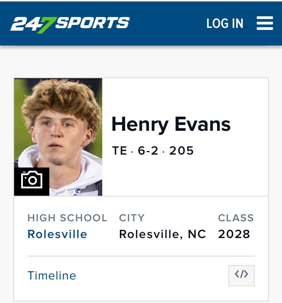 Thank you <a href="/247Sports/">247Sports</a> for the profile page. Greatly appreciated. <a href="/247SportsSouth/">24-7 Sports South ☢️📡</a> @247Recruiting <a href="/mzenitz/">Matt Zenitz</a> <a href="/AnnaH247/">Anna Adams</a> <a href="/GregBiggins/">Greg Biggins</a> <a href="/BrandonHuffman/">Brandon Huffman</a> <a href="/VTScoop247/">VTScoop247</a> 

<a href="/RRACKLEY9/">Coach Ranier (Rack) Rackley</a> <a href="/mpholderman/">Mike Holderman</a> <a href="/TaylorBooze43/">Taylor Booze</a> <a href="/RamsFootballNC/">Rolesville Rams Football</a> #RecruitTheRams <a href="/BTownBulls7v7/">LJ Flintall</a> <a href="/TGurley81/">Tori Gurley</a>