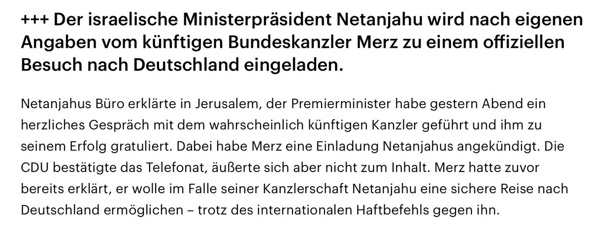 1. Tag nach der Wahl und Merz will Völkerrecht brechen☠️

Dieser Mann wird mir jeden Tag ein Grund mehr geben das BSW zu unterstützen #bswbleibt