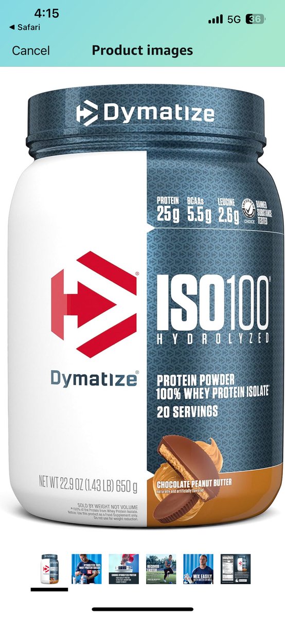 kas_bova's tweet photo. @ogshoshi I recommend this brand/flavor. I add an extra scoop of pb2 powder to make it more peanut buttery and add a lil more protein! https://t.co/VIhumVqcNG