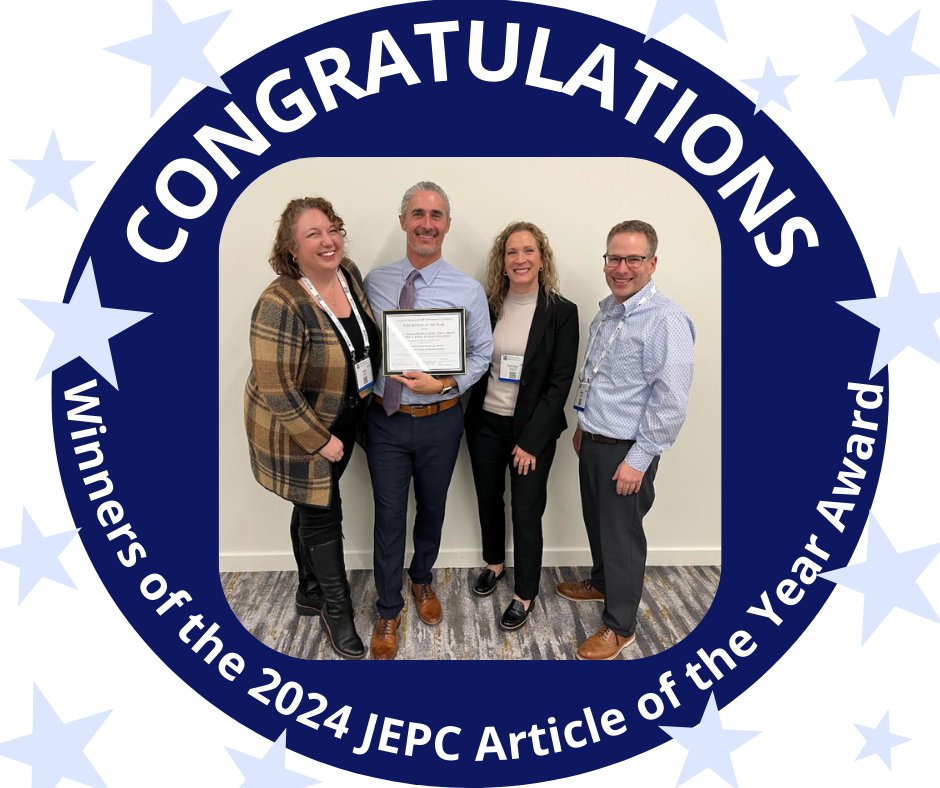 JEPC_Official's tweet photo. Last week at the NASP Convention, the Article of the Year was announed.

The winner is 'Are School-Based Problem-Solving Teams Effective? A Meta-Analysis of Student- and System-Level Effects' by Sims, King, Preast, Burns, and Panameño.

Read here FOR FREE: https://t.co/Vf4OE5rKU9 https://t.co/roksRS2gd2