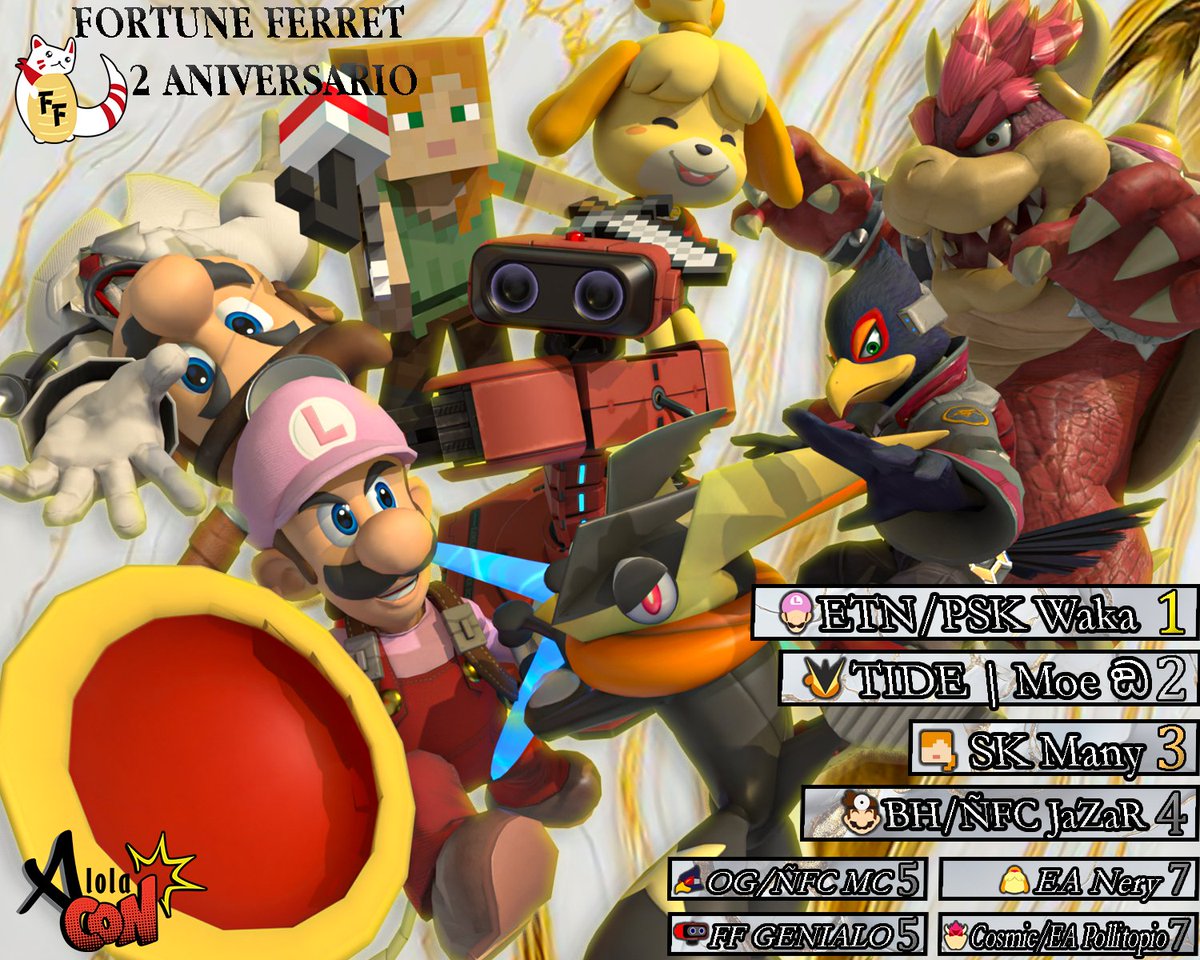 Terminemos de celebrar con el increíble Top 8 del  Fortune Ferret 2do Aniversario ✨

Con una increíble run y de demostrando que es de los mejores <a href="/Wakitabb3/">WaKa</a> se alza con la victoria 🏆