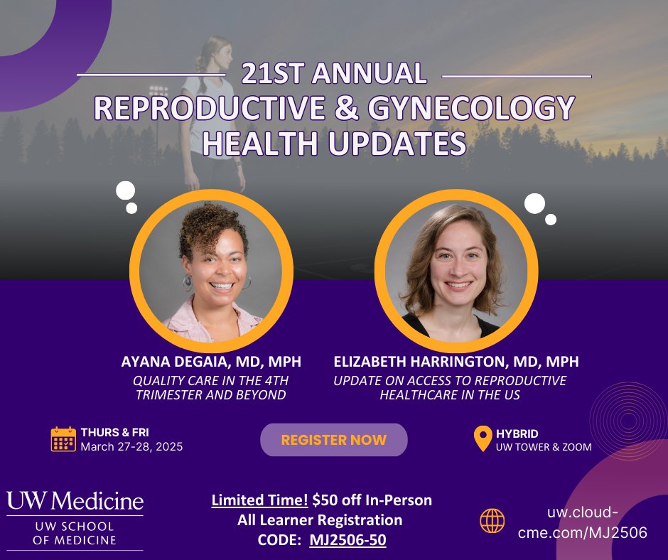 UW CME (@uwcme) on Twitter photo Join us for the Reproductive & Gynecology Health Updates! Don't miss this opportunity to stay updated on the latest advancements in reproductive and gynecological health. For details & reg: uw.cloud-cme.com/MJ2506 #womenshealth #primarycare <a href="/UWashOBGYN/">UW Department of Obstetrics & Gynecology</a> <a href="/UWMedicine/">UW Medicine</a> <a href="/uwfm/">UW Family Medicine</a> <a href="/UW_DGIM/">General Internal Medicine at UW Medicine</a> Join us for the Reproductive & Gynecology Health Updates! Don't miss this opportunity to stay updated on the latest advancements in reproductive and gynecological health. For details & reg: uw.cloud-cme.com/MJ2506 #womenshealth #primarycare <a href="/UWashOBGYN/">UW Department of Obstetrics & Gynecology</a> <a href="/UWMedicine/">UW Medicine</a> <a href="/uwfm/">UW Family Medicine</a> <a href="/UW_DGIM/">General Internal Medicine at UW Medicine</a>
