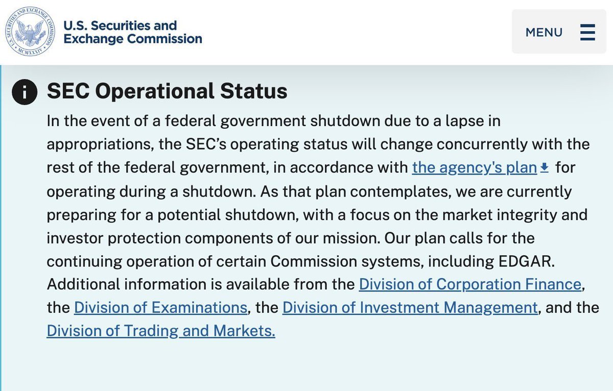 🚨 BREAKING: The SEC is preparing for a shutdown in the U.S.! 🇺🇸🔥 #XRP