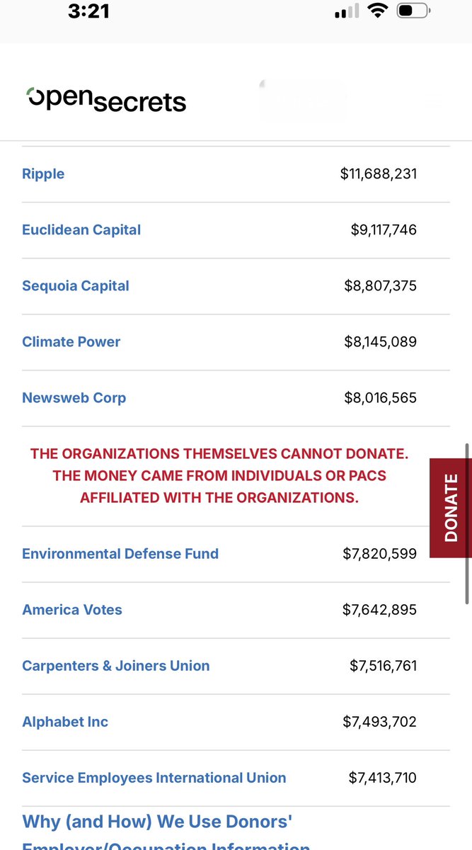 vaporlass's tweet image. Personally, I prefer ONE #ElonMusk to the multitudes that donated FAR MORE combined to Biden/Harris. 
It is a FACT that 90% of Billionaires are Democrats… just look them up on #TheGivingPledge but do not get excited thinking they will actually give their money away when they