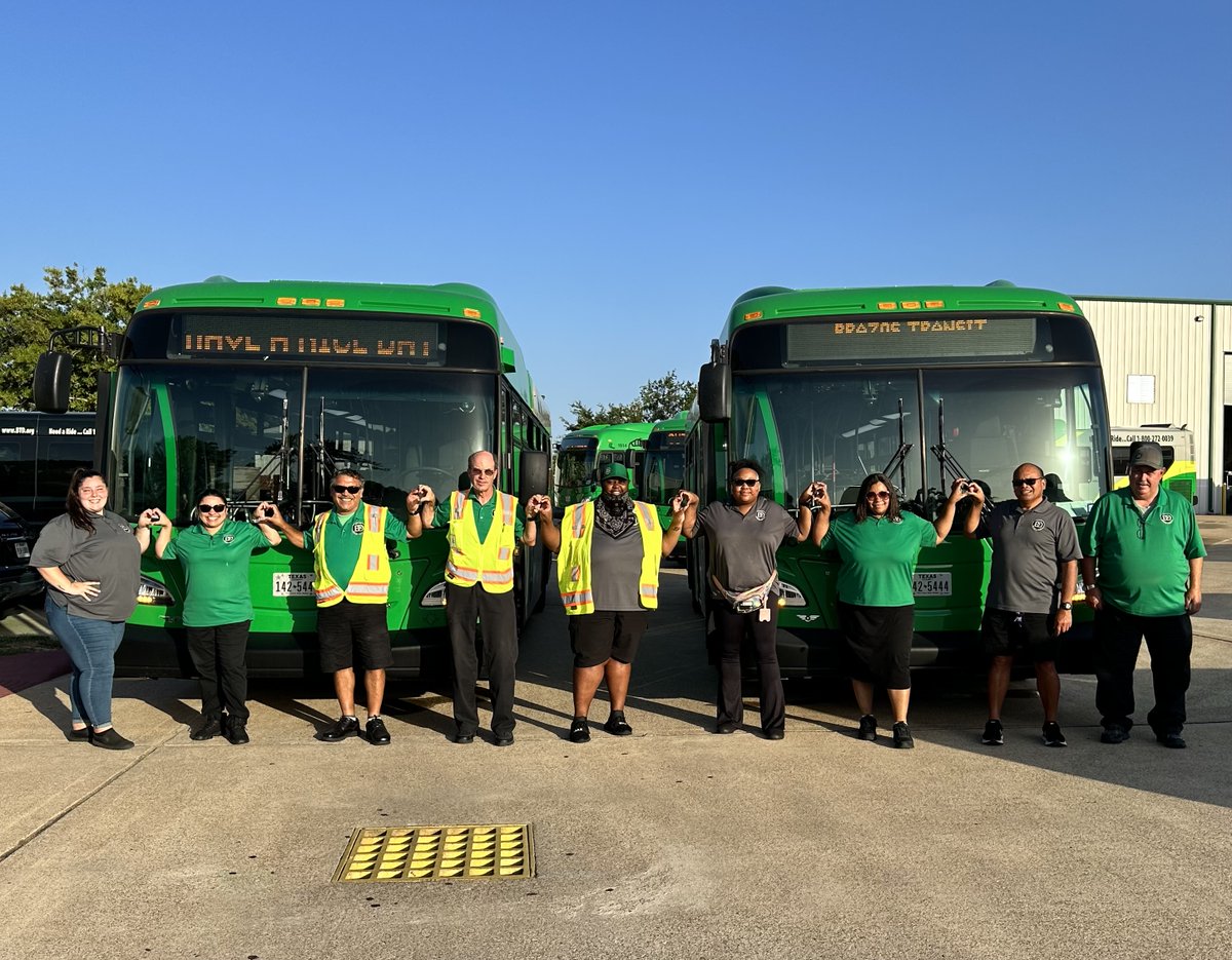 As we celebrate heart month, follow the example of Brazos transit workers and help keep the chain of hearts moving through Texas communities. Transit agencies help ensure everyone has a safe ride to work, school, healthcare or other important destinations. #TxDOTTransit