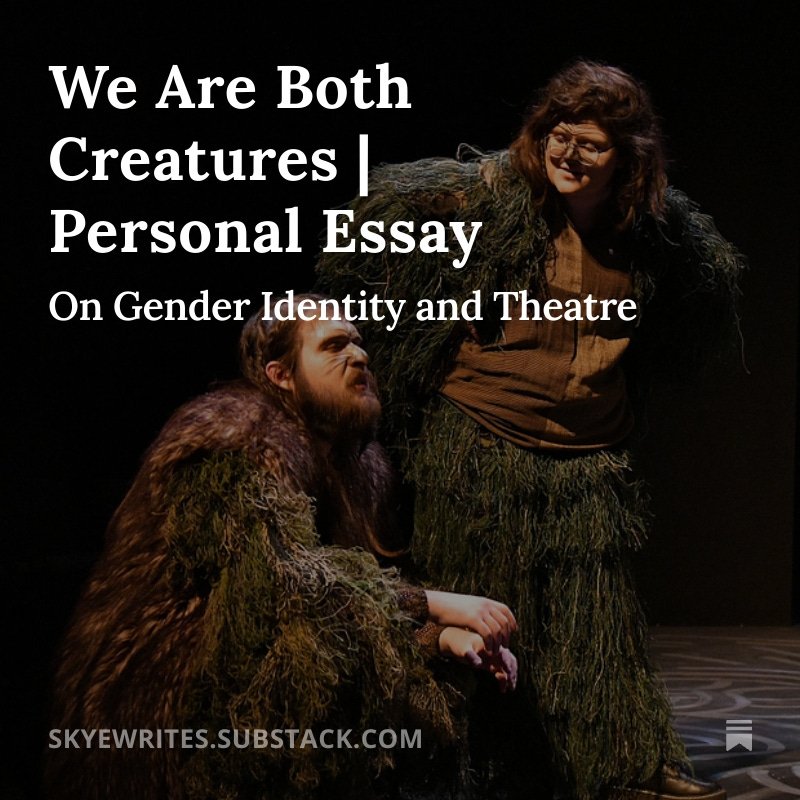 Winter__Skye's tweet image. Y&apos;all want to read my substack about gender identity in theatre sooooo bad

open.substack.com/pub/skyewrites…

#substack #substackwriter #WritingCommunity #theatre #theater