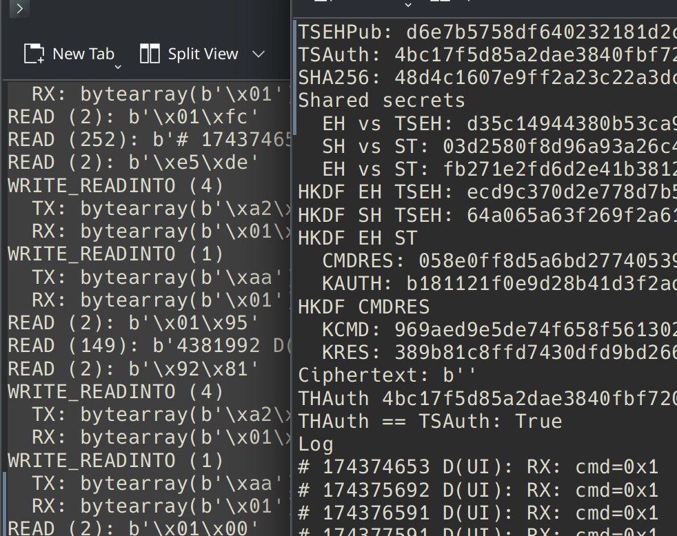 Petr Kracik (@petrkr) on Twitter photo Tropic Square Secure session established! In #python and <a href="/micropython/">MicroPython</a> !
<a href="/tropicsquare/">Tropic Square 🌴🔲</a>
<a href="/AgamaPoint/">Agama Point</a>
<a href="/satoshilabs/">SatoshiLabs</a> Tropic Square Secure session established! In #python and <a href="/micropython/">MicroPython</a> !
<a href="/tropicsquare/">Tropic Square 🌴🔲</a>
<a href="/AgamaPoint/">Agama Point</a>
<a href="/satoshilabs/">SatoshiLabs</a>