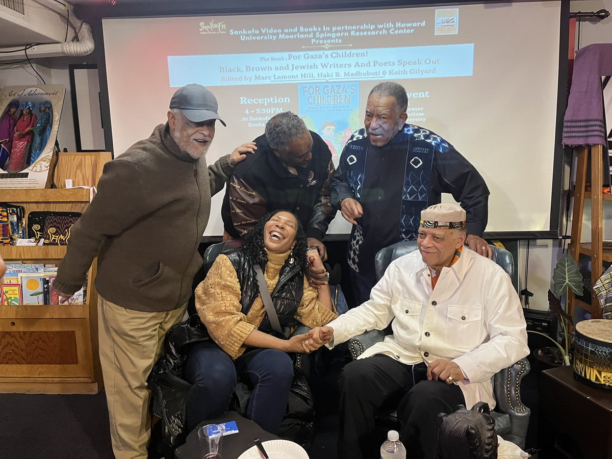 TuesWithDrTraci's tweet image. Yesterday, I had the honor of being in the presence of GREATNESS! Our memory keepers, builders, protectors, creators, and innovators. So much knowledge, wisdom, &amp;amp; history in these pics. @AyoSekai @marclamonthill @thirdworldpress @sankofa @AfricanaCarr Paul Coates, Keith Gilyard🤎