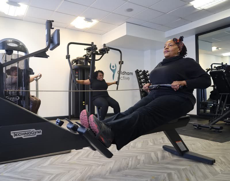 Kelly Tattersall (@kellytattersall) on Twitter photo Our brand NEW gym at Chadderton Wellbeing Centre exclusively for women opened today 💪🎉
Opening Times
Week days 6:30am -9pm
Weekend 8am - 5pm
16 yrs +
Must complete an induction - applies to new & existing <a href="/OldhamActive/">Oldham Active</a> customers
More info - 0161 207 7000 #OldhamHour Our brand NEW gym at Chadderton Wellbeing Centre exclusively for women opened today 💪🎉
Opening Times
Week days 6:30am -9pm
Weekend 8am - 5pm
16 yrs +
Must complete an induction - applies to new & existing <a href="/OldhamActive/">Oldham Active</a> customers
More info - 0161 207 7000 #OldhamHour