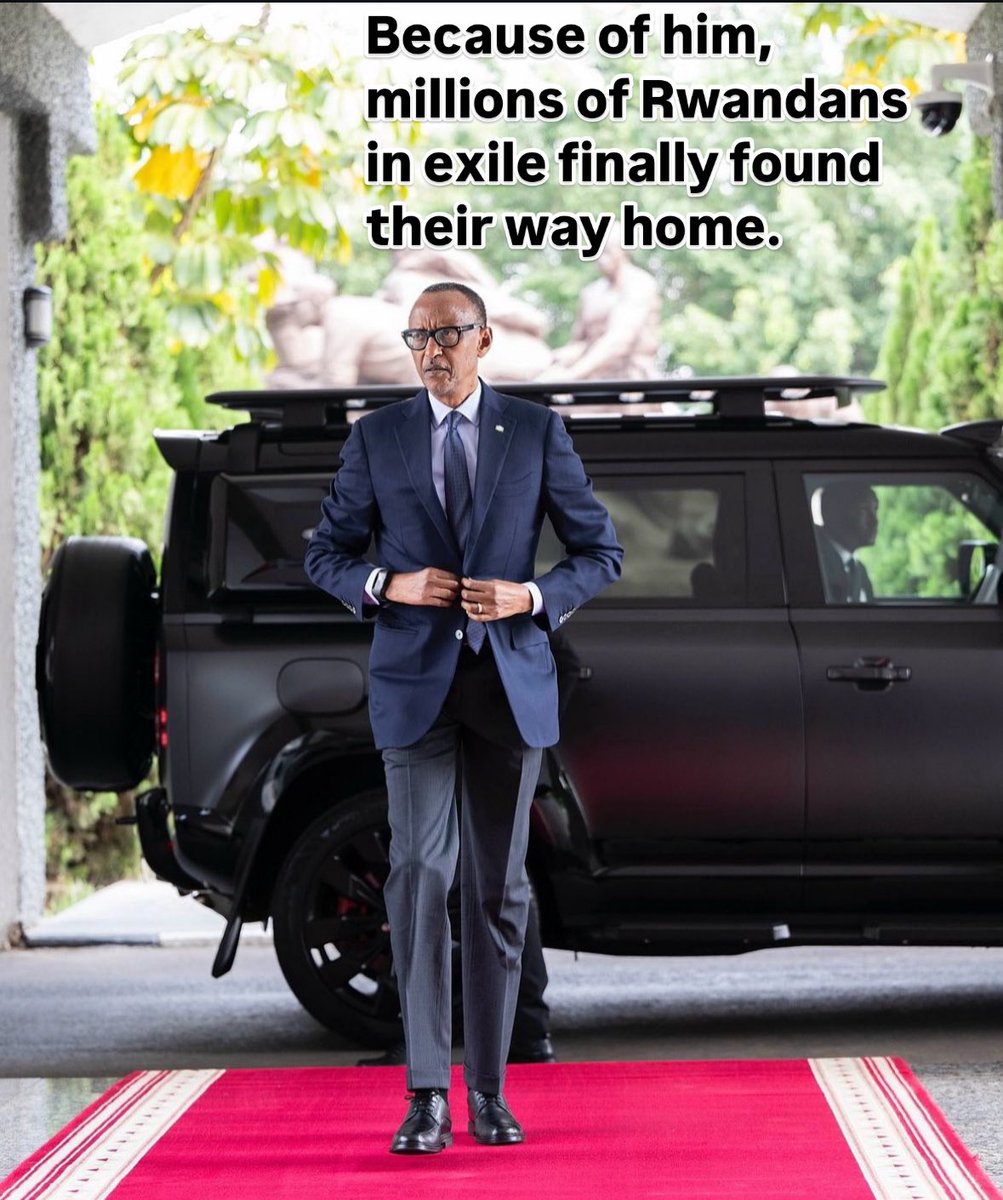 Born in a refugee camp in Burundi, I grew up without a place to truly call home. But because of President Kagame, millions like me were able to return to Rwanda—to rebuild, to belong, and to thrive. He is my true Hero!