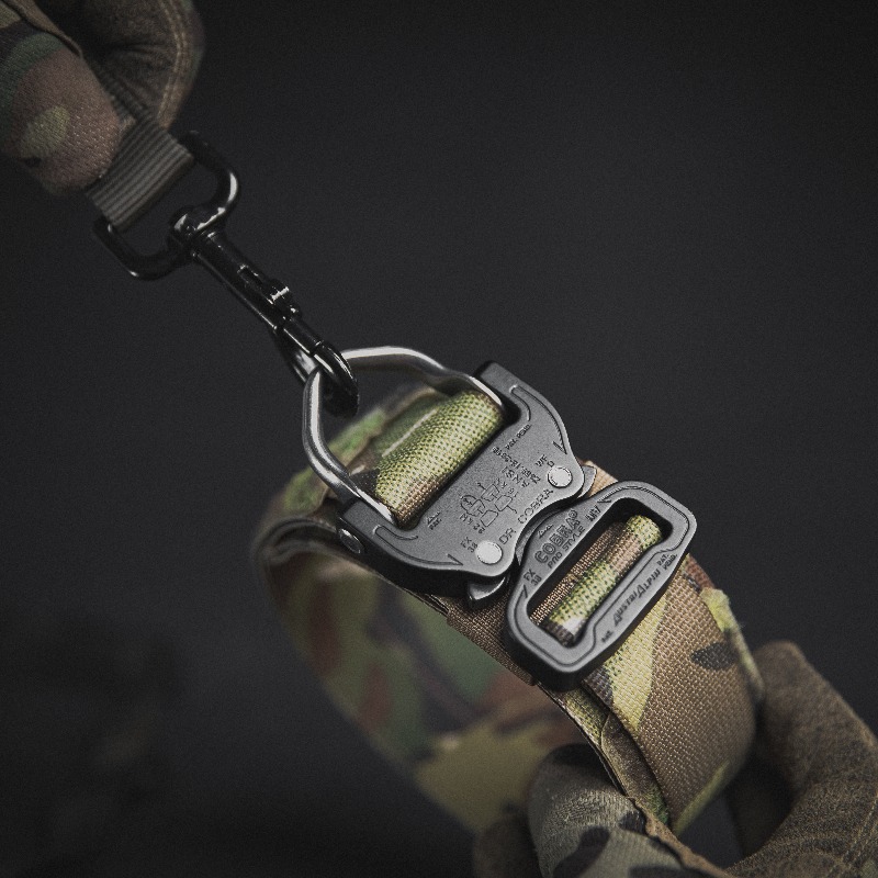 LOFDefence's tweet photo. K9 Sentry Pro Dog Collar: Upgraded with an integrated COBRA® V-Ring for unmatched strength and reliability. Backed by a lifetime warranty, it's one of the safest and strongest collars on the market.