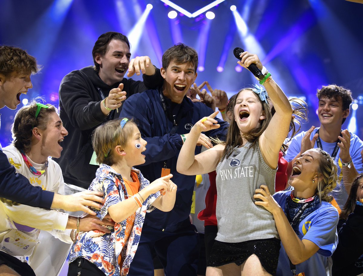 Jasonplotkin's tweet image. I can&apos;t be more proud and impressed by these students from Penn State at #THON2025, who pour every bit of energy to help these @fourdiamonds children forget, even for a few days, that they are battling something that many of us will never understand.