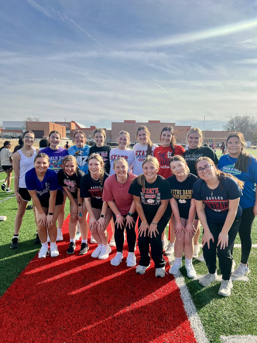 Beautiful day to put in work, tryouts start in one week! 🦅🥎