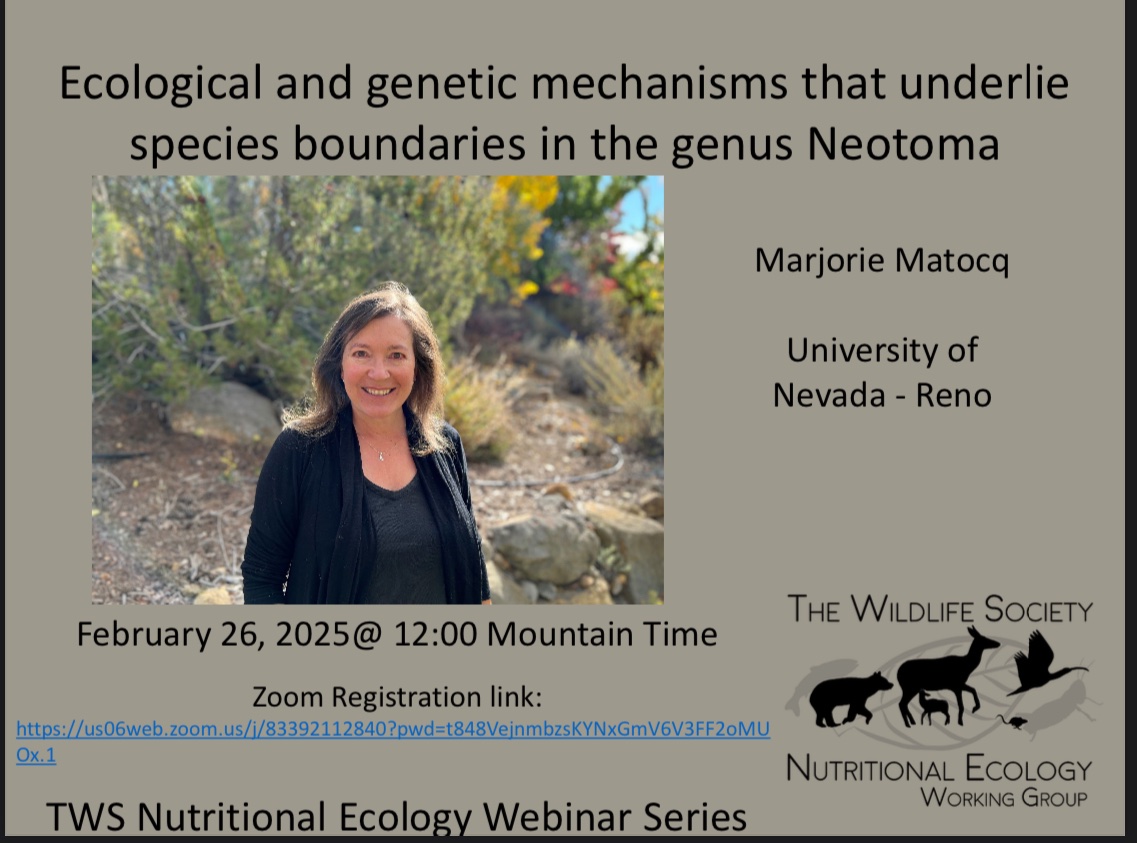 Nutritional Ecology Working Group (NEWG) (@newg_tws) on Twitter photo Register at wildlife.org/newg/webinar-s… Register at wildlife.org/newg/webinar-s…