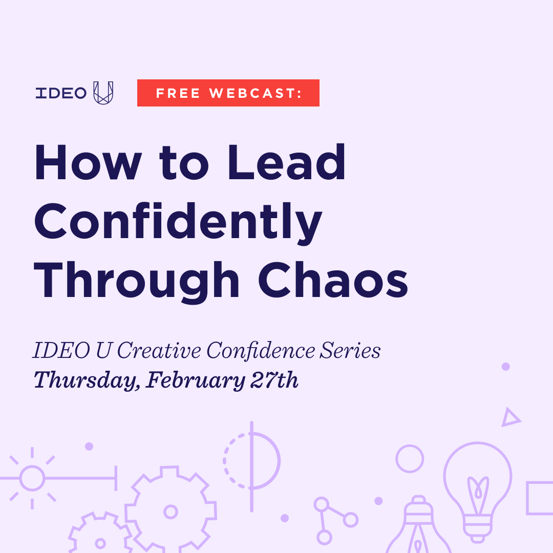 Join us this Thursday for a FREE 45-minute live webcast with Melanie Bell-Mayeda from Google. Discover her human-centered approach to change leadership and get practical tips to keep your team aligned. RSVP now ideo.in/4idX52d