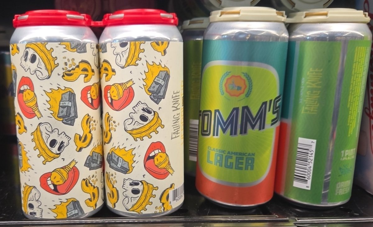 JacktheGuru2's tweet photo. I've been told I can't go on Vacation anymore, we had a great Beer Drop while I was gone. @FallingKnifeBC dropped thier #VerbalTip and thier #Tomms here in the Store.. Come get them fresh as always.. At your Spring Lake Park Hy-Vee https://t.co/XEune39vKR