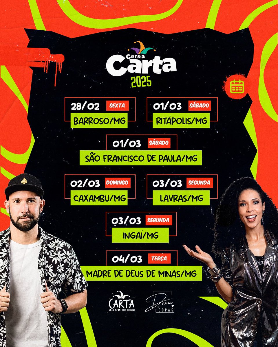 CartaeCuringas's tweet image. Carnaval 2025! 🎭