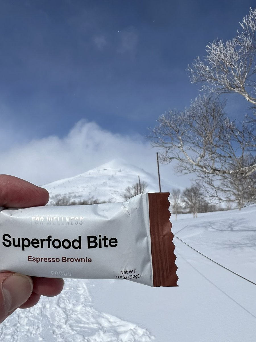 <a href="/ForWellness/">For Wellness</a> a quick snack on the slopes of Japan 🇯🇵!