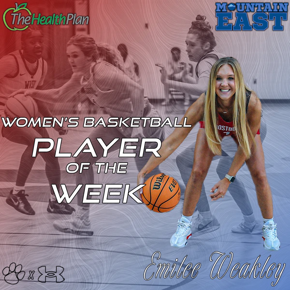 Congratulations Em!!!❤️🤍🖤 we are so proud of you!!! #welldeserved #ALLIN ❤️🤍🖤 PLAYER OF THE WEEK!!!