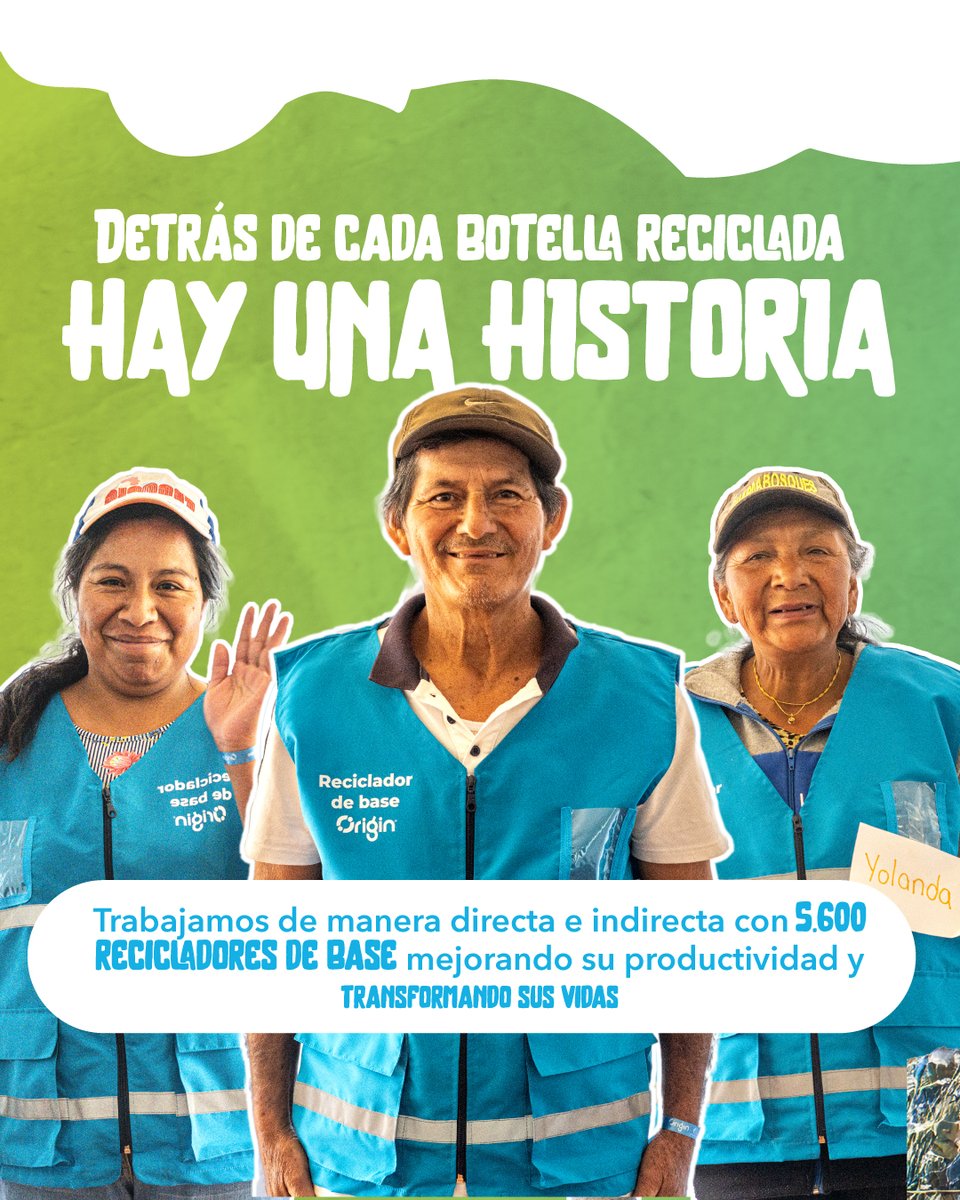 origin_recycle's tweet photo. En #Origin®, trabajamos junto a los #recicladoresdebase para mejorar su productividad y transformar sus vidas. 💙

Garantizamos #PesoYPrecioJusto, asegurando que su esfuerzo reciba el valor que merece y generando más oportunidades para sus familias. https://t.co/cyuhsTstZK