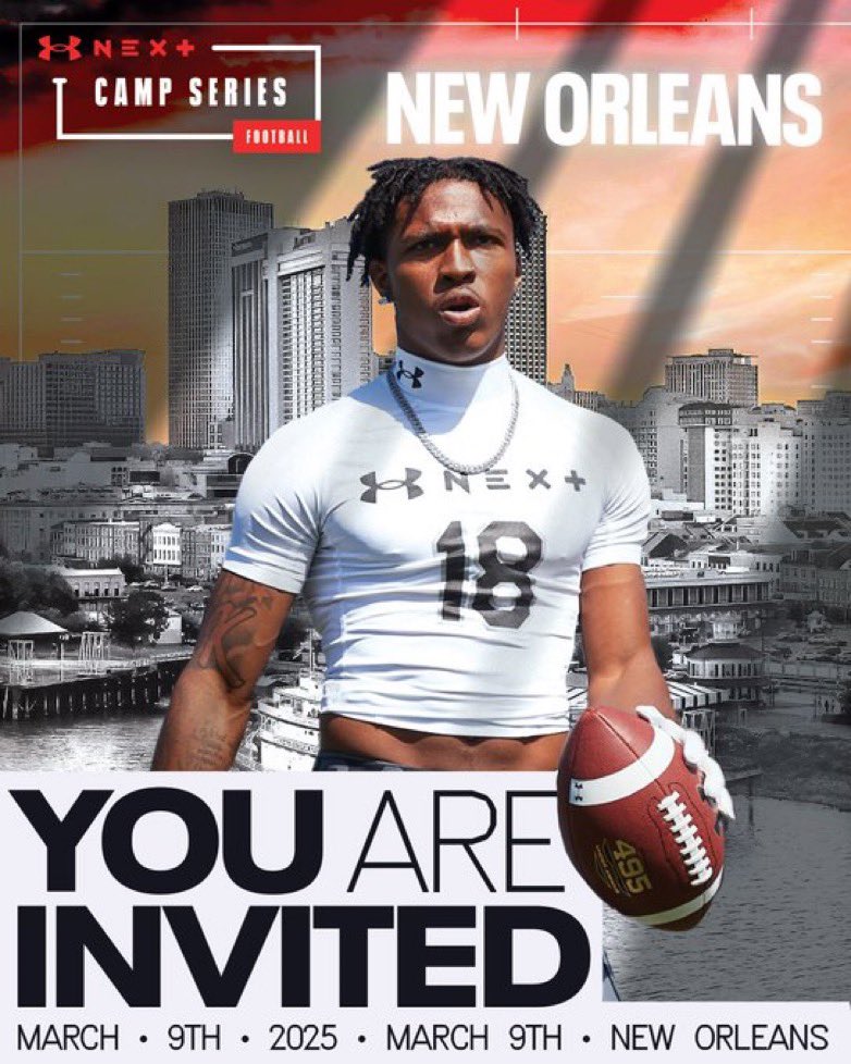 Kingston Johnson 2027 (@_k12____) on Twitter photo Grateful to receive an invite to the UA All-American Camp! Huge thanks to <a href="/DemetricDWarren/">Demetric D. Warren</a> for the invite! #UAnextgen <a href="/wyattdalton4/">Wyatt Davis</a> <a href="/_CoachWyatt/">Coach Wyatt Anderson</a> <a href="/coach_brodie/">Skillz Evolution SOUTH - Craig Brodie</a> <a href="/CoachLegette/">Randell Legette</a> <a href="/CoachMaryland/">David Maryland Jr</a> <a href="/JeritRoser/">Jerit Roser</a> <a href="/QBIMPACTLA/">QBImpact Louisiana / Coach Cole Delcambre</a> Grateful to receive an invite to the UA All-American Camp! Huge thanks to <a href="/DemetricDWarren/">Demetric D. Warren</a> for the invite! #UAnextgen <a href="/wyattdalton4/">Wyatt Davis</a> <a href="/_CoachWyatt/">Coach Wyatt Anderson</a> <a href="/coach_brodie/">Skillz Evolution SOUTH - Craig Brodie</a> <a href="/CoachLegette/">Randell Legette</a> <a href="/CoachMaryland/">David Maryland Jr</a> <a href="/JeritRoser/">Jerit Roser</a> <a href="/QBIMPACTLA/">QBImpact Louisiana / Coach Cole Delcambre</a>