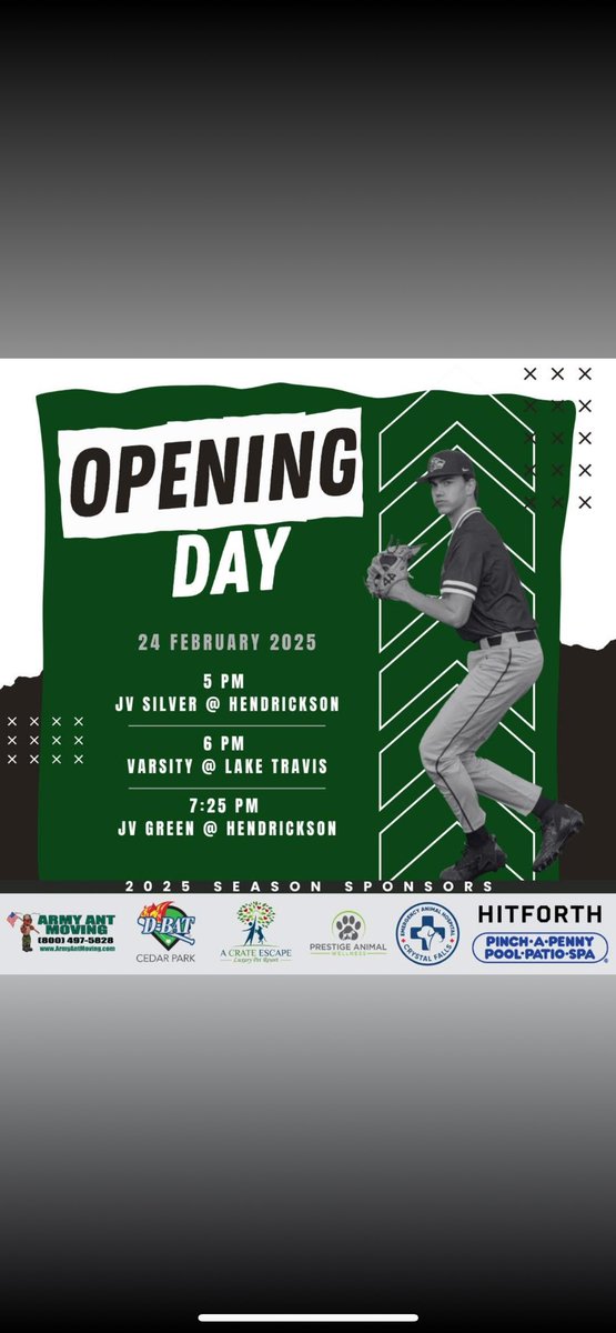 CedarParkBSBL's tweet photo. 🐺⚾️ IT’S OPENING DAY, TIMBERWOLVES! ⚾️🐺
The wait is OVER! Cedar Park Baseball is BACK and ready to dominate the diamond! Drop a 🐺 in the comments if you're ready to howl for the Timberwolves! #GoTimberwolves #CPBaseball #OpeningDay #FearThePack #Mudita #WTD https://t.co/EByyS8f8c7