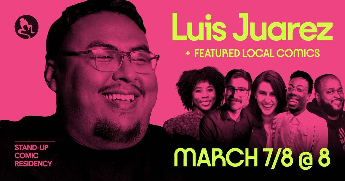 🎤 STAND-UP COMEDY IS BACK! Headliner 𝗟𝘂𝗶𝘀 𝗝𝗮𝘂𝗿𝗲𝘇 joins us for two nights only on March 7 &amp; 8!

🎉 Hosted by Paulos Feerow and featuring openers Taylor P., Zac Webb, Marena Riyad, and Kenny Lee.