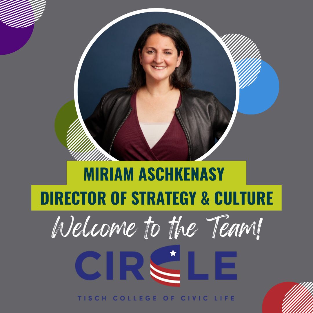 1/4
Please join us in welcoming Dr. Miriam Aschkenasy as CIRCLE's Director of Strategy and Culture! 

Dr. Aschkenasy most recently worked at Harvard, where she was critical in creating/managing the Institutional Antiracism &amp; Accountability Project at the Harvard Kennedy School.