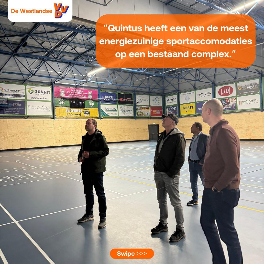 RoelBatelaan's tweet image. Prima werkbezoek gebracht aan ‘De Heul’: @SmiemansPr en @HandbalQuintus / @Quintusvoetbal openden de deuren voor mijn collega’s van @VVDWestland en @VVDDelfland . #Kwintsheul #VVD