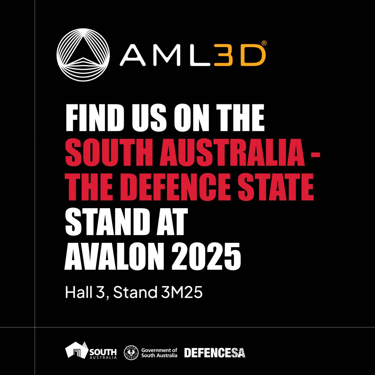 AML3DL's tweet image. It's 4 weeks until AML3D (ASX:AL3) is heading to #Avalon2025 Australian International Airshow! Let’s connect! DM us to schedule a meeting, or find us on the @Defence_SA stand Hall 3, Stand 3M25
#WireAdditiveManufacturing #WAM #ARCEMY #Technology #DefenceState #DefenceIndustry