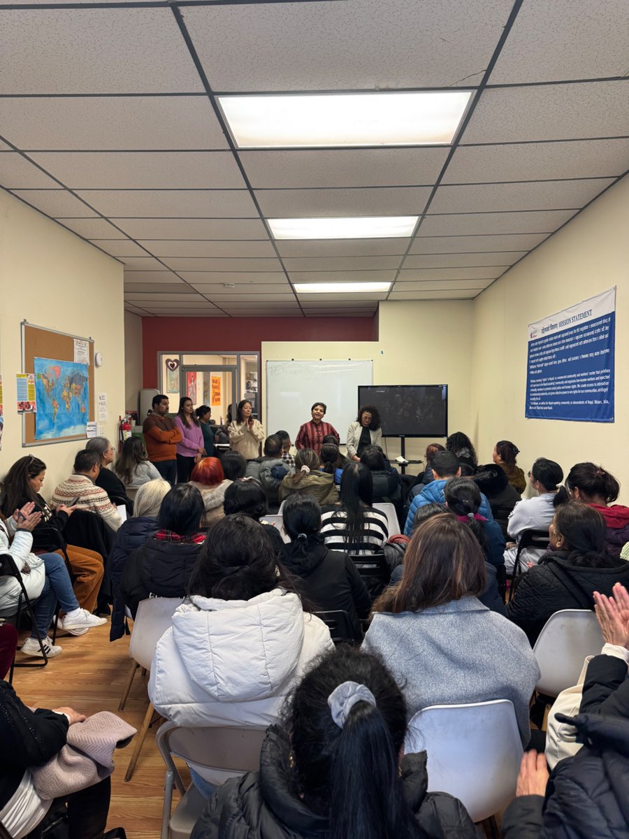 🌀Yesterday, we hosted a health info session with Dr. Ambika Deb from the New York Presbyterian Medical Group. At Adhikaar, we work to make healthcare more accessible for our community by connecting people to free and affordable providers❤️‍🩹