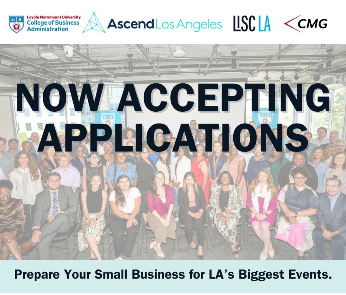 Small businesses, BIG opportunities! 
Ascend LA 2025 is now accepting applications! If your business is generating $1M-$2M+ in revenue, this program will connect you to contracts, capital, and coaching to help you scale.
Don’t miss out—apply now! ⬇️
🔗 ascendla.org/apply