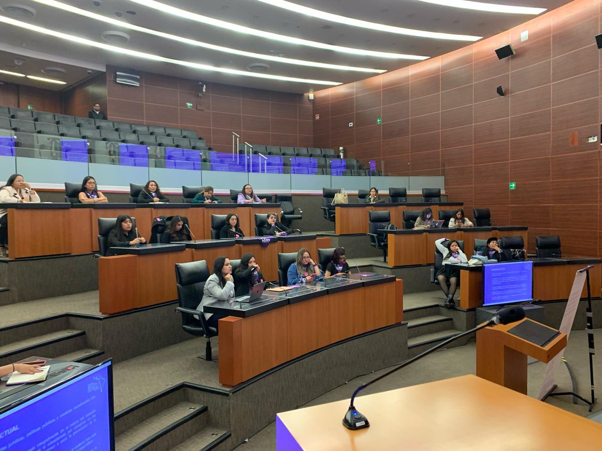 🟣Equipo de <a href="/MESECVI/">MESECVI-OEA CEVI</a> participó en la 1era Cumbre Latinoamericana de Defensoras Digitales en 🇲🇽.

Se compartieron experiencias y esfuerzos regionales para fortalecer acciones coordinadas que prevengan, regulen y sancionen la violencia digital contra las mujeres💪
<a href="/LeyOlimpiaLATAM/">Ley Olimpia</a>