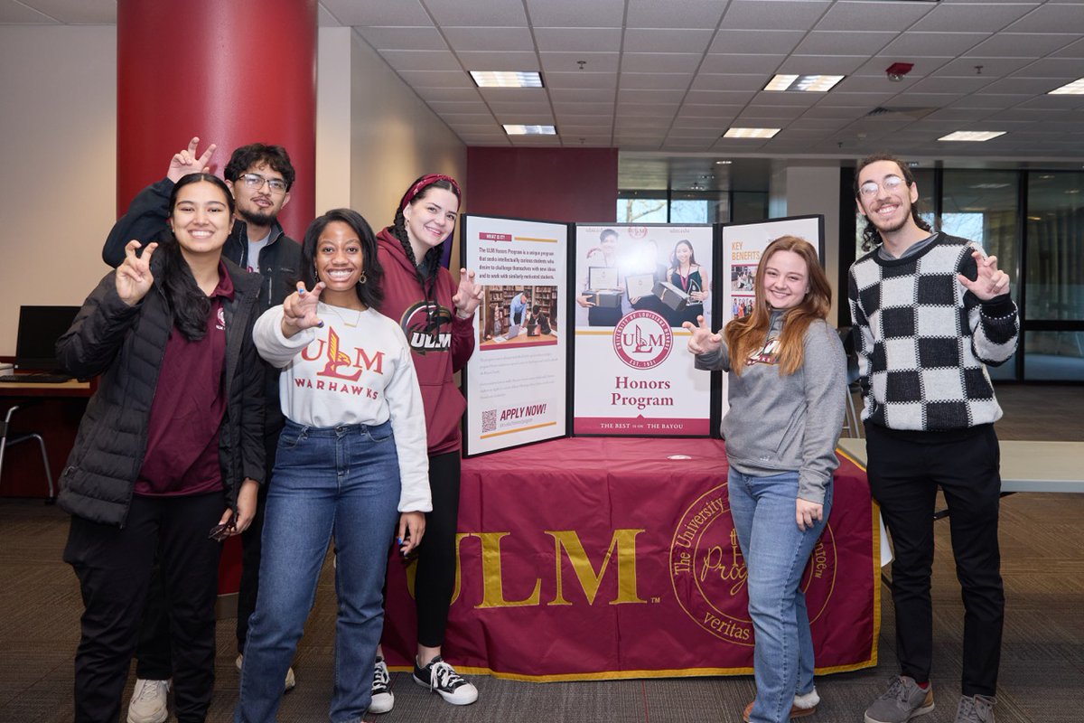 ULM_Official's tweet photo. The University of Louisiana Monroe welcomes high school students and transfer students to Browse on the Bayou, a special campus preview day for our future Warhawks! πͺΆ
#BrowseOnTheBayou #CollegePreview #CampusTours https://t.co/JTE2DyhVDb
