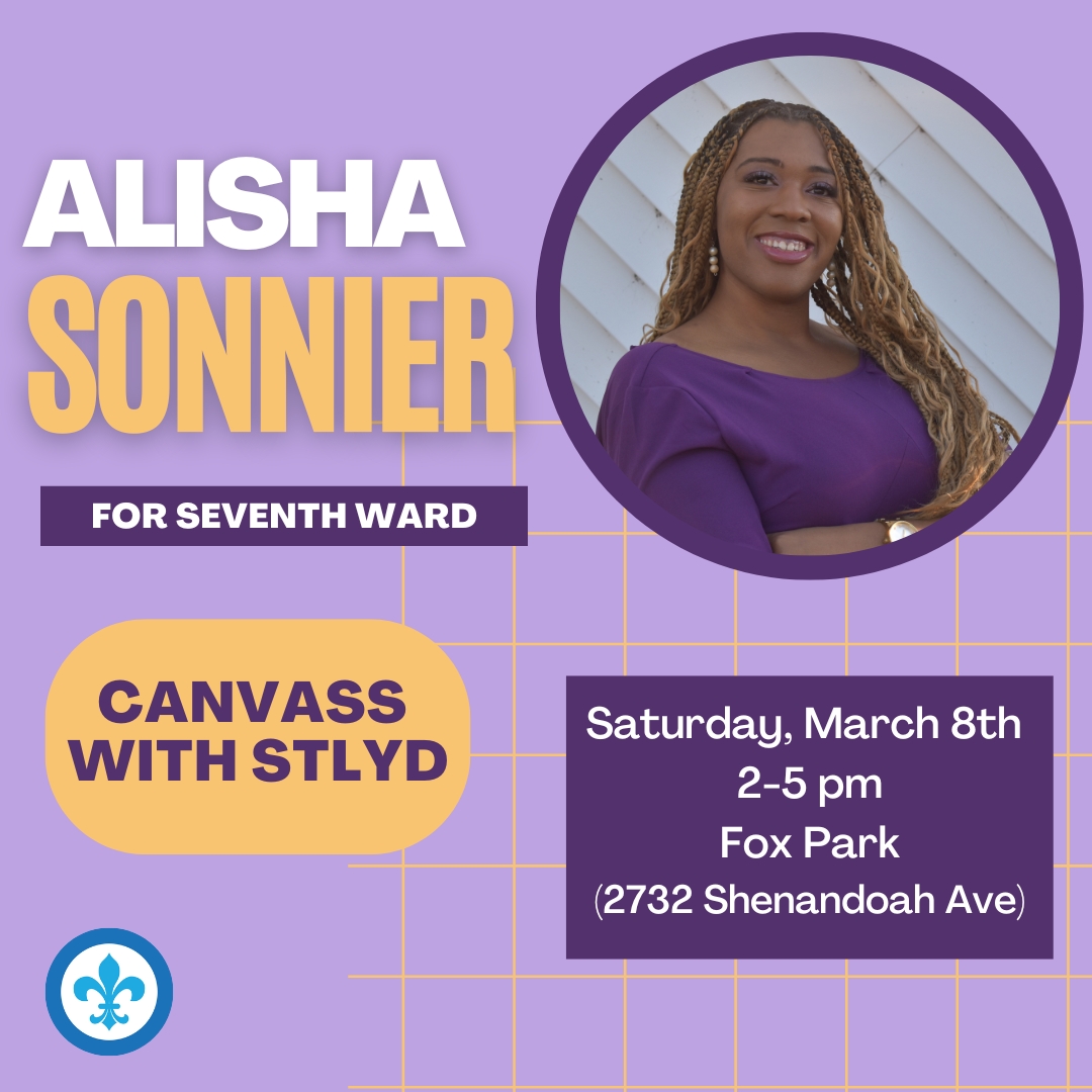 Looking to support Democracy?! Join us at our upcoming canvass event for <a href="/LishaLiberty/">Alisha Sonnier</a>. 

Looking forward to seeing you there! Let us know if you can make it here: forms.gle/AkBTWS9w1zc9fY…
