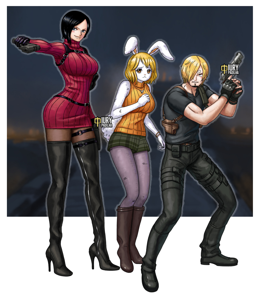 iurypadilha_art's tweet photo. One Piece and Resident Evil 4 Remake crossover https://t.co/0yfdDWUacE