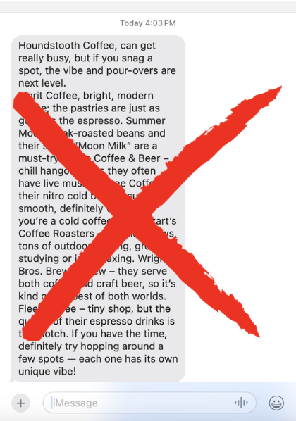 coffeesocialapp's tweet photo. We’ve all been there: you get that dreaded long a** text—maybe you’re visiting a new city or just craving a cool spot to hang out. Finding a great rec shouldn’t be this hard.

This will solve all your problems ---> https://t.co/yO6Z8KV1C0

Stay tuned... #Coffee https://t.co/5aRHlSa78k