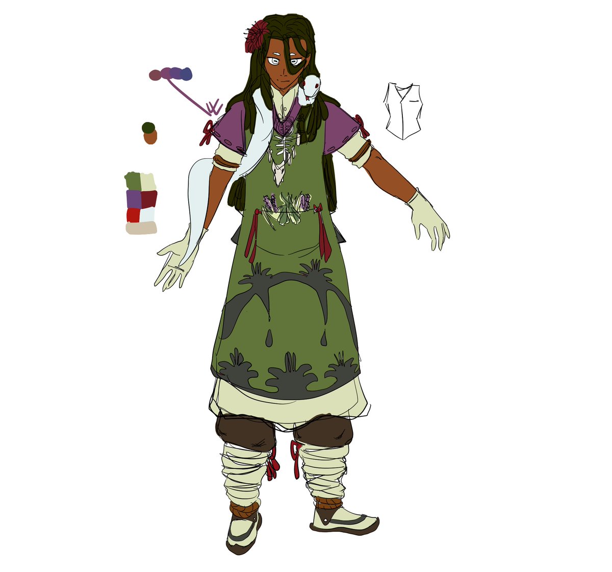 ppidgeonlord's tweet photo. a witch and the witch's pet... ill let you figure out who's who here

#wip #characterdesign #oc https://t.co/fNg4xsFvrb