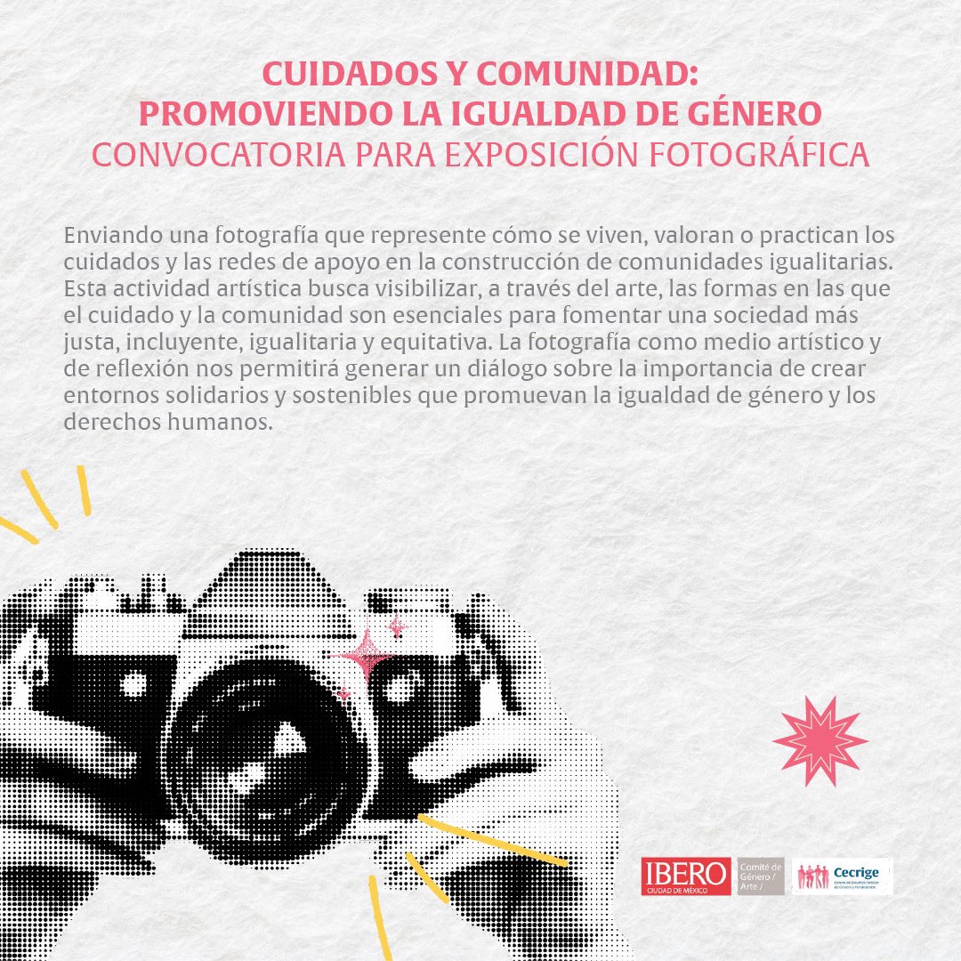 IBERO_mx's tweet photo. ¡Aún puedes enviar tu fotografía y participar en la Convocatoria de Cuidados y Comunidad!

Tienes hasta el 3 de marzo de 2025 a las 23:59 h, el reconocimiento al primero, segundo y tercer lugar se llevará a cabo el 11 de marzo en el auditorio del CEAN, ubicado en el edificio F, planta baja a las 11:00 a.m.