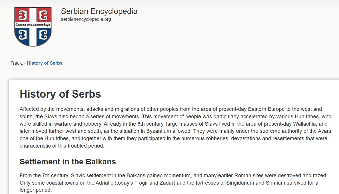 ErnestoFerrari9's tweet photo. 🔴The Serbian Encyclopedia also states that Serbs arrived in the Balkans in the 7th century occupying Albanian territories. #Serbia #Slavs #Caucasus #Srbija #Belgrade #Croatia #Belgrade #Београд #Beograde #history #historia #historical #museum #Ukraine https://t.co/TAd0Bqj452 https://t.co/lMuolXctQH
