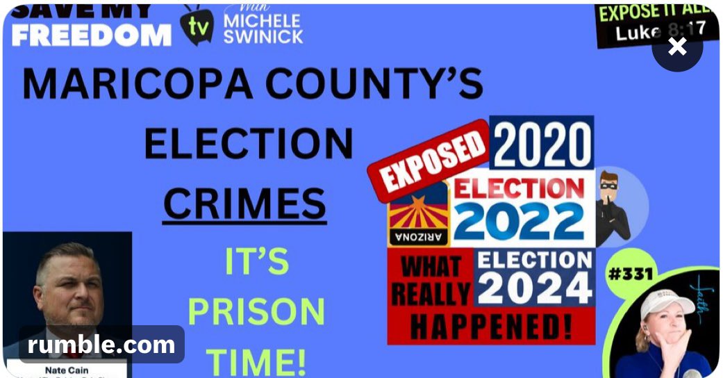 Renata (@rl9631) on Twitter photo <a href="/TrumpDailyPolls/">MAGA Daily Polls</a> PLEASE, President Trump’s DOJ
needs to investigate 2020, 2022 and 2024 Elections maladministration, misconduct and fraud by Maricopa County, Arizona the EPICENTER of Election Fraud.
HOLD ACCOUNTABLE MC officials and legislators for committing election crimes and MC Board of <a href="/TrumpDailyPolls/">MAGA Daily Polls</a> PLEASE, President Trump’s DOJ
needs to investigate 2020, 2022 and 2024 Elections maladministration, misconduct and fraud by Maricopa County, Arizona the EPICENTER of Election Fraud.
HOLD ACCOUNTABLE MC officials and legislators for committing election crimes and MC Board of