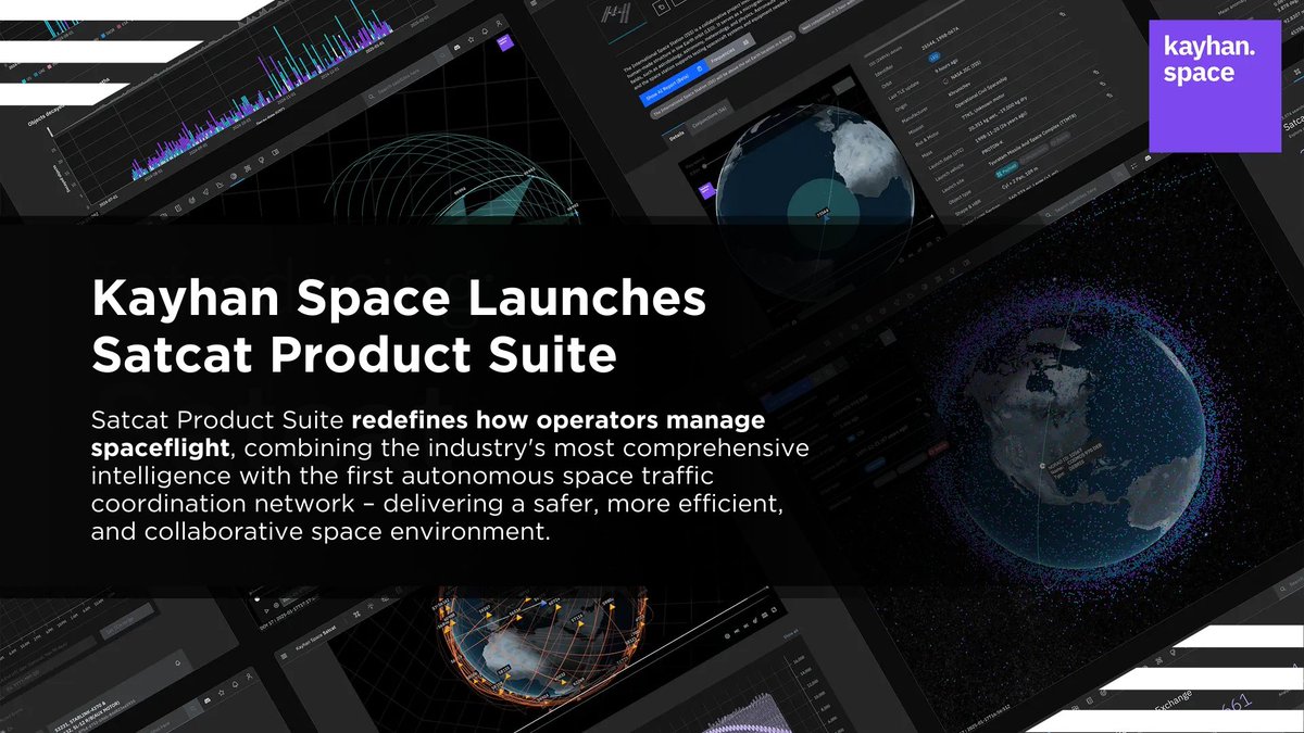 Space Capital (@spacecapital) on Twitter photo <a href="/KayhanSpace/">Kayhan Space</a> launches Satcat Product Suite – the first unified space intelligence and operations platform. With real-time SSA, AI/ML orbit determination, and autonomous collision avoidance, it sets a new standard for safe satellite operations. Read more: pulse.ly/8mpjhnuw3y <a href="/KayhanSpace/">Kayhan Space</a> launches Satcat Product Suite – the first unified space intelligence and operations platform. With real-time SSA, AI/ML orbit determination, and autonomous collision avoidance, it sets a new standard for safe satellite operations. Read more: pulse.ly/8mpjhnuw3y
